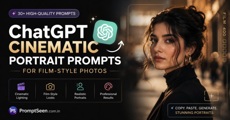 ChatGPT Cinematic Portrait Prompts for Film-Style Photos
