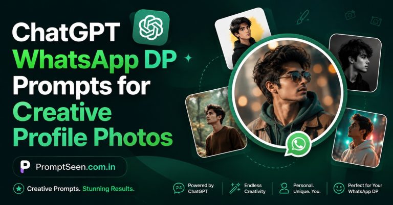 ChatGPT WhatsApp DP Prompts for Creative Profile Photos