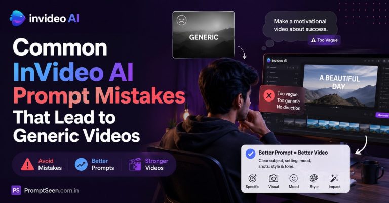 Common InVideo AI Prompt Mistakes That Lead to Generic Videos