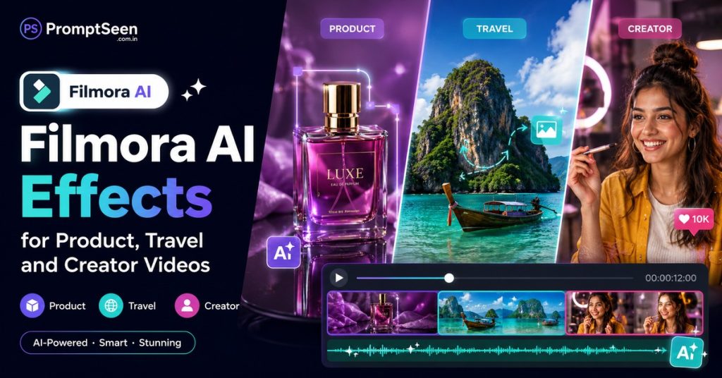 Filmora AI Effects for Product, Travel and Creator Videos