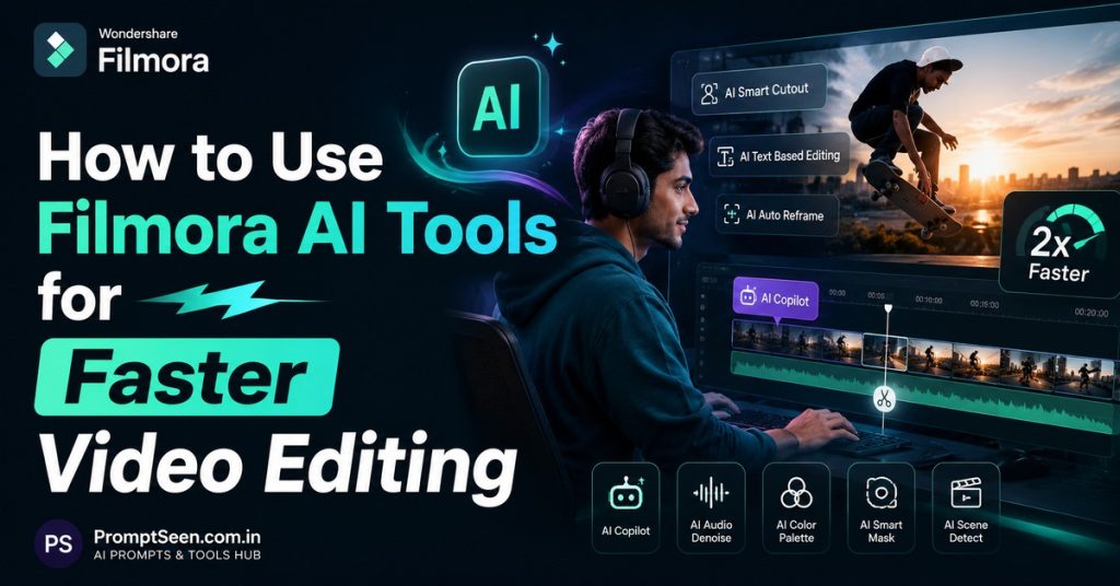How to Use Filmora AI Tools for Faster Video Editing