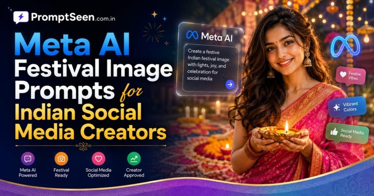 Meta AI Festival Image Prompts for Indian Social Media Creators